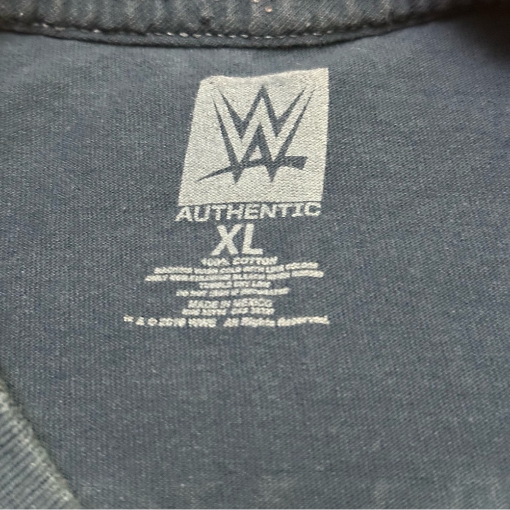 WWE Men’s Blue Graphic T-Shirt size XL - Picture 6 of 12